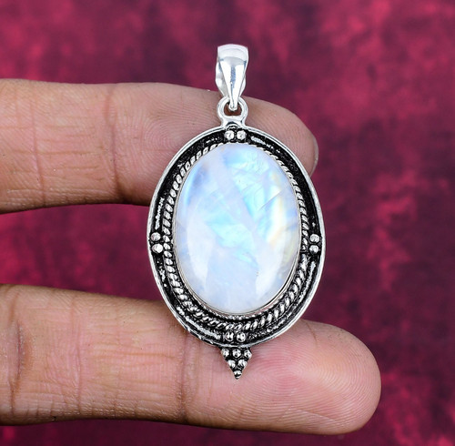 Wonderful rainbow moonstone - wonderful,