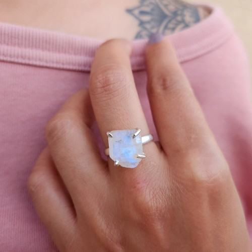 Raw moonstone genuine - raw,