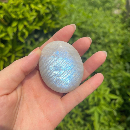 Natural rainbow moonstone - rainbow,